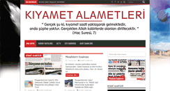 Desktop Screenshot of kiyametalametleri.com